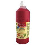 RAYHER 38566287, poster verf, fles 500 ml, klassiek rood