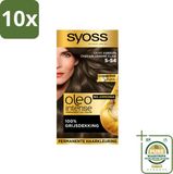 SYOSS Oleo Intense 5-54 Licht As Bruin Haarverf - 10 stuks