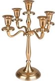 Vea Kandelaar met 5 Fiamme Copper, meerkleurig, 31 cm