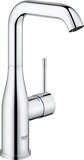 GROHE Essence Wastafelkraan - Chroom - Hoge uitloop - Draaibaar - Zonder waste