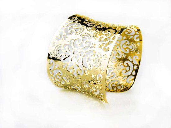 Glamzu Armband Brons Goudkleurig - Bangle - 45mm - Dames