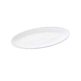 Wilmax WL-992021/A Porseleinen Ovale plaat, wit, 25,5 cm lengte