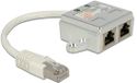 Delock RJ45 Port Doubler 1 x RJ45 plug > 2 x RJ45 jack (2 x ISDN)