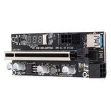 XINL Mining Riser Card - PCI E Adapter Card - Temperatuur Display - Voor AIT Coin Mining