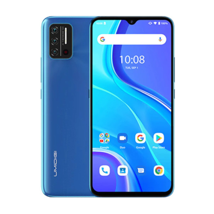 Umidigi A7S Smartphone Sky Blue Unlocked SIM Free - 2 GB RAM - 32 GB Opslag - 13MP Triple Camera - 4150mAh Batterij - Nieuwstaat -