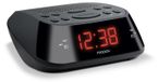 Metronic 477003 radio-réveil FM avec double alarme, noir