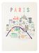 Jacques Herbin 94029T - Notitieboekje Affiche de Paris - A5-14,8 X 21 cm, gestikt gebrocheerd, 32 gelijnde pagina's, papier 120g ivoor.