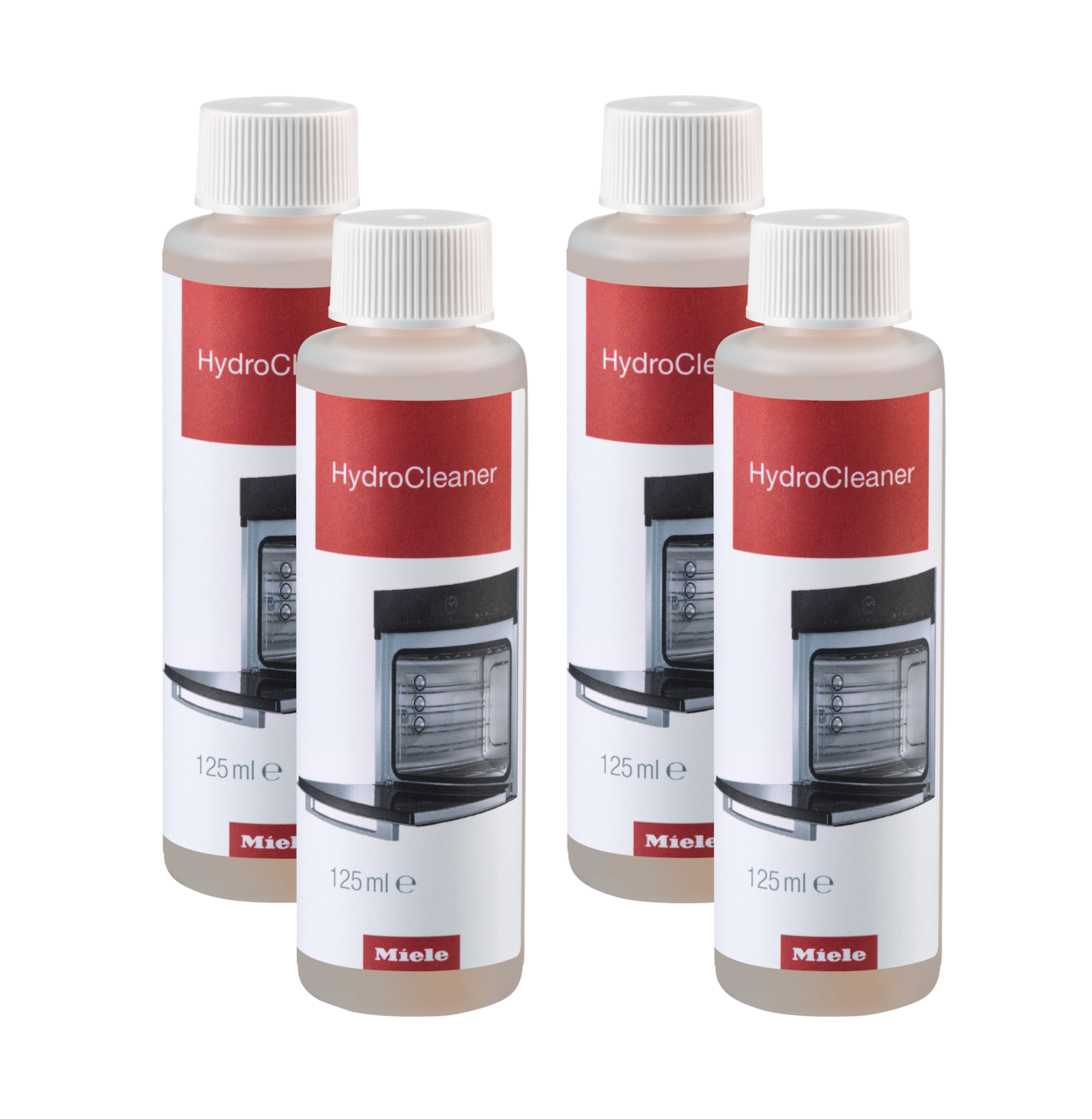 Miele GP HC 0125 L HydroCleaner Oven/Grill Reiniger Vloeistof 125 ml Fles 4 stuk(s)