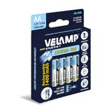USB-C oplaadbare AA-batterijen, 4 stuks, ingebouwde USB-C-poort, geen oplader nodig, 1400 mAh USB oplaadbare AA-batterijen, kabel meegeleverd, verpakking van 4