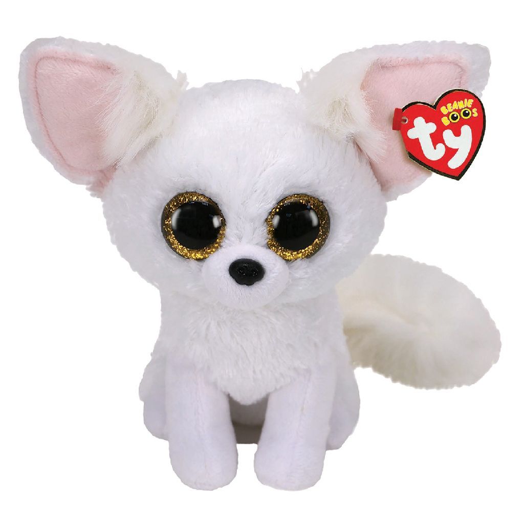 TY Beanie Buddy Phoenix Fox 24cm - Knuffel - Wit - Pluche - Unisex