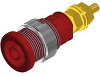 SKS Hirschmann Test & Measurement Hirschmann Test & Measurement SEB 2600 G M4 Veiligheids-labconnector, female Bus, inbouw verticaal Stift-Ø: 4 mm Rood