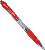 Pilot Super Grip M 0.3mm Red Refillable Ballpoint Pen