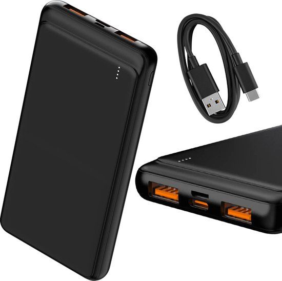 Denver Powerbank 10000 mAh - Zwart