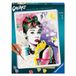 Ravensburger schilderen op nummer set - Audrey Hepburn canvas kunst.