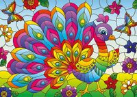 Yazz Puzzle Peacock - 1000 stukjes puzzle