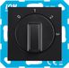 ION Industries V1/J1 interrupteur à 3 positions - Interrupteur encastrable avec position zéro - Indice de protection IP20 - Connexion par bornes à poussoir - Dimensions 71x71x17 mm - Couleur noir mat