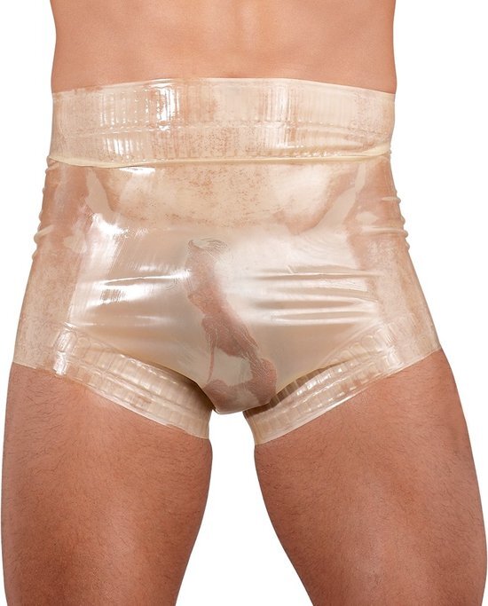 Late-X Latex Diaper Pants Transparant