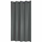 Sealskin Douchegordijn - Textiel - Grijs - 180x200 cm - Ringen