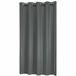 Sealskin Douchegordijn - Textiel - Grijs - 180x200 cm - Ringen
