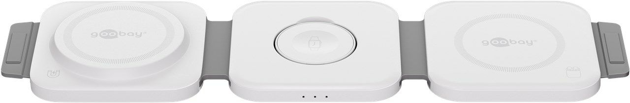 Goobay 3-in-1 Draadloze Oplader - 15W - Wit