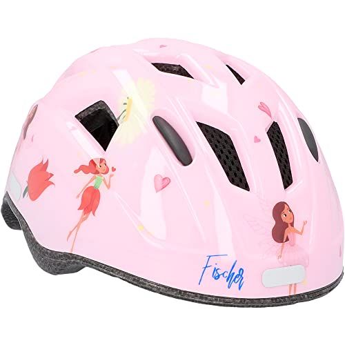 Fischer Fairy Kinderfietshelm - Roze - XS/S (48-54cm) - Met LED-achterlicht
