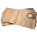 vhbw 5x Sacs Compatible Avec Metabo As 9010, Asa 9011 Aspirateur - Papier, 51,3cm X 24,1cm Marron