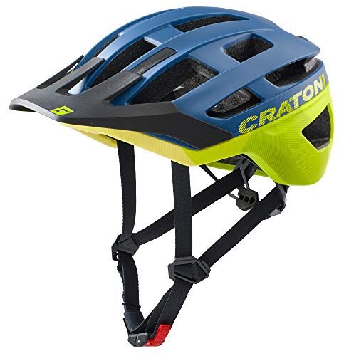 Cratoni AllRace Fietshelm - Blauw/Geel - S-M (52-57) - 2023