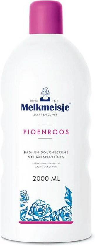 Melkmeisje Bad- En Douchecrème Pioenroos