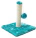 Sisal Krabpaal, speelgoed, bal, 27 x 25 x 25 cm, turquoise