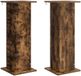 vidaXL Plantenstandaard 2 stuks gerookt eiken 30,5 x 30 x 80,5 cm