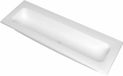 Wastafel INK Reflekt Wastafel Polystone Centraal Zonder Kraangat - 1200x400x15 mm - Mat Wit