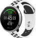 Strap-it bracelet de montre connectée en silicone - Convient pour Polar Ignite - Blanc/Noir