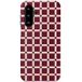 Selencia Vivid Backcover voor de Samsung Galaxy A18 (4G) / A17 (4G/5G) - Check This Burgundy