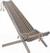 Ecofurn EcoChair Pine Grey Loungestoel Aluminium Grijs