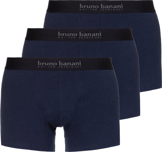 Bruno Banani Heren Retro Short 3-Pack - Energy Cotton - Navy - Maat M