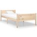 vidaXL Bedframe massief grenenhout 90x200 cm