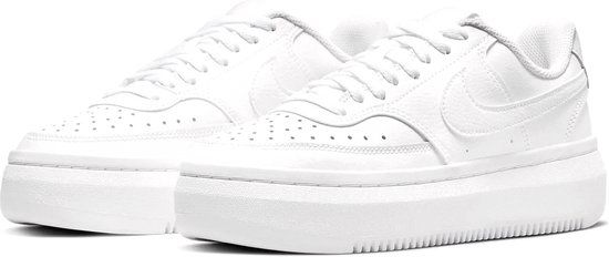 Nike Court Vision Alta Leather Women Platform Sneakers - Wit - Maat 41