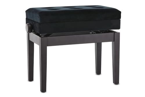 GEWA Pianobank Deluxe Compartment, rozenhout mat, met muziekbladvak