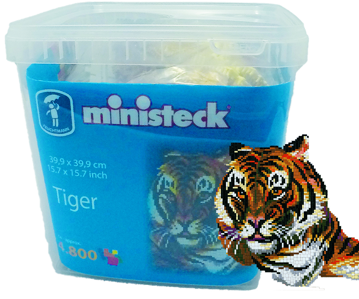 ministeck Tiger - XXL Emmer - 4800pcs