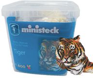 ministeck Tiger - XXL Bucket - 4800pcs - Mosaic Set - Multicolor