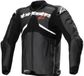 Alpinestars Atem V5 Leren Jas Zwart Wit