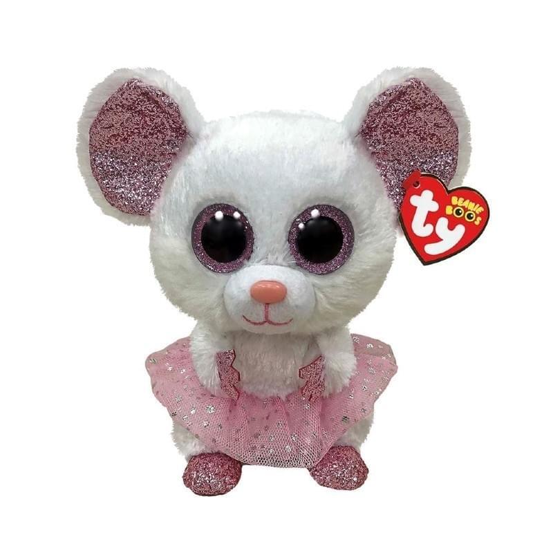 TY beanie buddy nina mouse 24cm