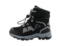 KAPPA Boots 'Enrica' stone grey / zwart