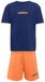 Adidas Sportset T-Shirt und Shorts "Dark Blue / Dusky Orange" für Jungen
