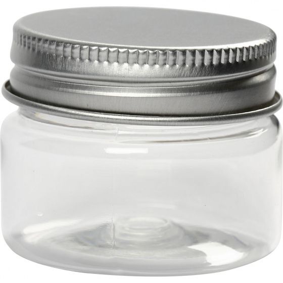 Creativ Company Pot met Schroefdop 35 ml Transparant 10 stuks