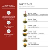 Creano Theebloemen-mix Cadeauset met 500ml Theepot in Luxe Houten Kist
