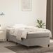 Maison Exclusive - Cadre de lit avec sommier tapissier, gris clair, 100 x 200 cm, velours