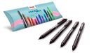 Pentel EnerGel X BL107 gelroller, intrekbaar, medium punt, 0,7 mm, zwart, 4 stuks
