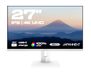 JAPANNEXT Witte Monitor 27" IPS 4K UHD (3840x2160) HDR | Opladen via USB-C(65W) Verstelbare hoogte en kanteling(HSP) Ingebouwde luidsprekers G-Sync/FreeSync | 2 jaar garantie | JN-IPS27UHDR-C65W-HSP-W