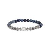 Beads-armband, Liebeskind Berlin Dames Armband steen / edelstaal One Size Blauw / Zilver 32001116